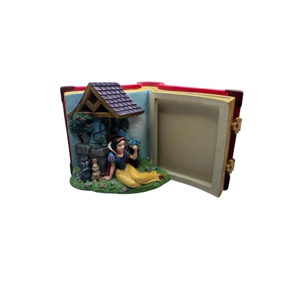 SNOW WHITE OPEN BOOK‎ 3-D WISHINGWELL SCENE PICTURE FRAME HOLDER